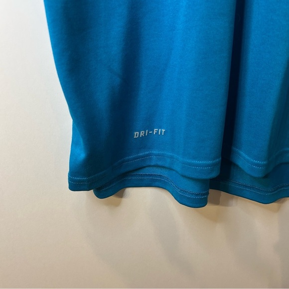 Nike Dri-Fit Blue Men’s Fitness T-Shirt, Size XL - Picture 4 of 8